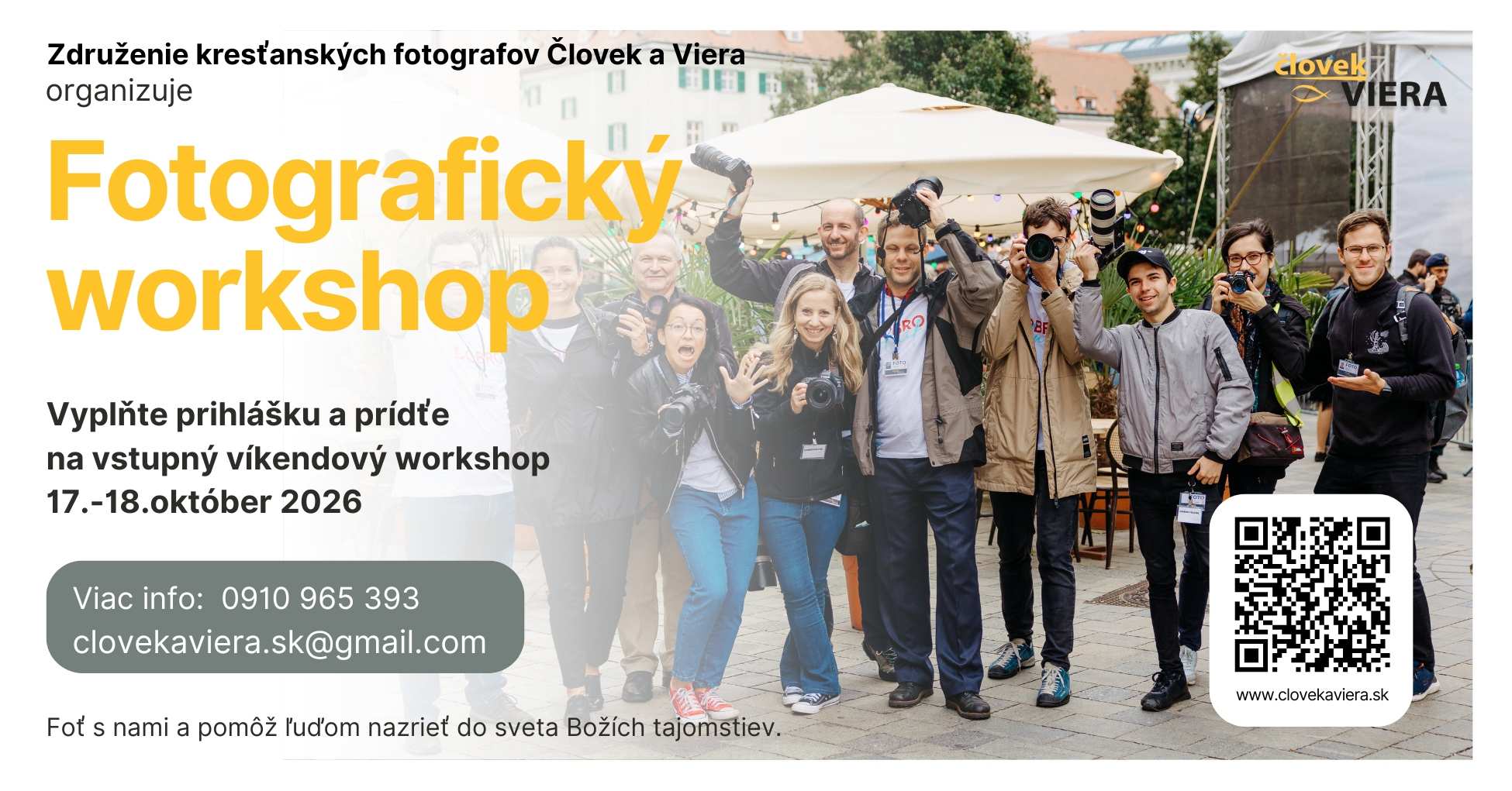 Fotoworkshop 2026 - pozvánka Fotoworkshop 2026 - pozvánka